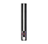 Playwell Cintura per arti marziali in cotone colorato con strisce bianche - (karate, judo taekwondo), Cintura Nera Con Striscia Bianca, 280cm