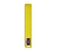 Playwell Cintura per arti marziali, in cotone, tinta unita, per karate, judo, taekwondo, Giallo, 320cm