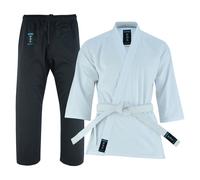 Playwell Karate Mix Cotone Uniforme Bianco 256ml Adulti Gi Studenti Suit Vestito