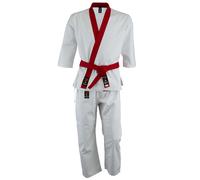 Playwell Tang Soo Do 256ml Uniforme Rosso Orlo Adulti Abiti Bambini Gi Kimono
