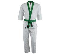 Playwell Tang Soo Do 256ml Uniforme Verde Orlo Adulti Suit Bambini Gi Kimono