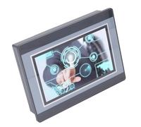 PLC HMI Touch Screen 7 Pollici DC24V 5A Controller Logico Programmabile Termocoppia K A 2 Vie Misurazione della Temperatura 12 Pollici 8 Uscite, Pannello Integrato Tutto in,