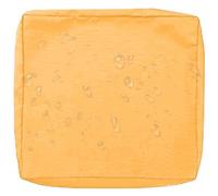 PLCIVSA 1/2/4-Pack Fodera Impermeabile per Divano con Cerniera,50x50 60x60 Copriseduta Divano da Giardino Esterno Rimovibili Coprisedile per Patio Giardino Sedili e Mobili(Giallo,60x55x10cm(1pc))