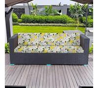 PLCIVSA Fodere per Cuscini da Esterno Elasticizzate con Banda Elastica Copriseduta per Divano Giardino Mobili da Patio Rattan Lavabili in Lavatrice(A10,50-60cm/20-24in)
