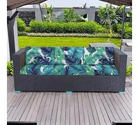 PLCIVSA Fodere per Cuscini da Esterno Elasticizzate con Banda Elastica Copriseduta per Divano Giardino Mobili da Patio Rattan Lavabili in Lavatrice(A9,150-190cm/59-75in)