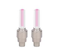 PLCPDM 2 pz Facile Installare LED Valvea Luce Pneumatico Della Bici Luce Per Sicuro Notte Ciclismo Adatto Per Mountain Bike Sostituzione Batteria Ruota