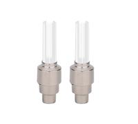 PLCPDM 2 pz Facile Installare LED Valvea Luce Pneumatico Della Bici Luce Per Sicuro Notte Ciclismo Adatto Per Mountain Bike Sostituzione Batteria Ruota