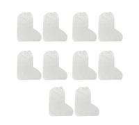 PLCPDM 5 paia di copriscarpe elastici resistenti all'acqua trasparenti per uso quotidiano e accessori per la pioggia all'aperto