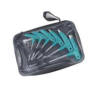 PLCPDM 6/9Pcs T Tipo Chiave Cacciavite Esagonale Chiave Esagonale Chiave A Forma di Asta Strumento A Mano Presa Estesa 1.5-10mm per Manutenzione