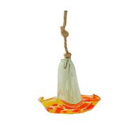 PLCPDM Abbeveratoio in vetro per colibrì e uccelli attira colibrì con superfici lisce e installazione senza attrezzi da giardino per abbeveratoio per uccelli e colibrì