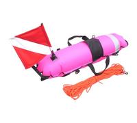 PLCPDM Boe Segnali Galleggiante Subacqueo Giù Superfici Sicurezza Indicatore con Bandiera E Corda Trasporto Facile Pesca Subacquea Trasporto Facile Pesca Subacquea