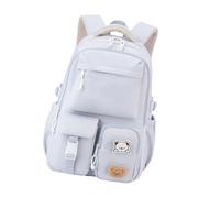 PLCPDM Borsa per libri moderna a tema per donna Robusta componente in nylon Tasche organizzative multiple Comodi spallacci Borsa alla alla