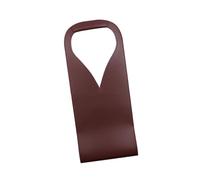 PLCPDM Borsa per vino in pelle PU Sacchetti per vino Light & Comfortable Holder Singola Bottiglia Champagne Beer Bag per picnic all'aperto, Rosso scuro