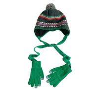 PLCPDM Cappello gotico elastico invernale confortevole bello per il freddo casual o da viaggio Uso termico scaldacollo, Verde, Taglia unica