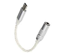 PLCPDM Cavo adattatore audio femmina da tipo C a 3,5 mm resistente per Home Theater trasmissione chiara riduzione del rumore adattatore USB C