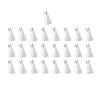 PLCPDM Confezione da 25 cunei di scarico in alluminio resistenti regolabili Declivity per grondaie K da 12,7 cm per livellamento del tetto, distanziatori di scarico per miglioramento della casa