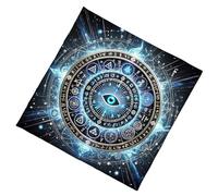 PLCPDM Copertura dei Tarocchi alla Tappetino da Meditazione Pieghevole Velluti Texture Velluti Tappetino da Gioco da Tavolo Adatto per riunioni domestiche Tovaglia dei Tarocchi