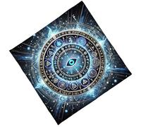 PLCPDM Copertura dei Tarocchi alla Tappetino da Meditazione Pieghevole Velluti Texture Velluti Tappetino da Gioco da Tavolo Adatto per riunioni domestiche Tovaglia dei Tarocchi