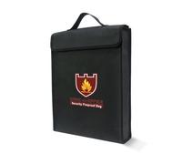 PLCPDM Custodia Portatile Resistente Fuoco Borsa Sicurezza Impermeabile Componente in Fibra Vetro Facile da trasportare per la Sicurezza delle risorse Documenti Proteggi Trasporto a Mano Design