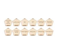 PLCPDM Dadi Fatti A Mano Dodecahedron con Le Date Costellazioni Celesti per Gioco E L'apprendimento della Durata delle Dadi Gioco in Legno