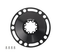 PLCPDM Durability Aluminum Alloys Crankset Chainring Square Hole Ergonomic Cranksets Bike Part Biking Accessories Thickness Chainring Adapters