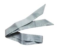 PLCPDM Elegante sciarpa lunga rotonda a pois francese design fazzoletto da collo in poliestere per eventi in ufficio riunioni sociali elegante accessorio per il collo, Azzurro, Taglia unica