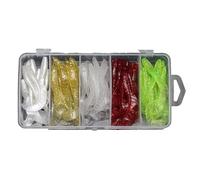 PLCPDM Esche da Pesca Realistiche in Plastica Morbida Stili Assortiti Movimenti Naturali per Lancio Tecniche Fondo per Pesca A Traina Esche Morbide Versatili