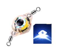 PLCPDM Esche Illuminate a LED Lampeggiatore Esche da Pesca Lampeggiatore subacqueo Pesca a traina in Acqua salata Cucchiai con Esca da Pesca Girelle Luce attrattiva per Pesci in Acrilico