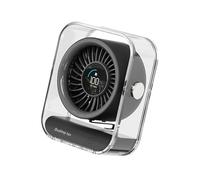 PLCPDM Fan Scrivania Small Digital Display Digital Office Office Raffreddamento Air Texture ABS Adatto per Camera da Letto O Ventola Regolabile All'aperto