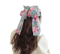 PLCPDM Fermaglio per capelli a forma di fiocco oversize pastorale, accessori per capelli da donna, per feste di primavera, forcine per capelli antiscivolo