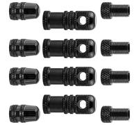 PLCPDM Forte Tenuta Tubeless Valvole Per Pneumatici Cappucci Pompe Adattatori Valvole Estensori Universali Attrezzi Per Bici Pompe Adattatore Resistente All'usura