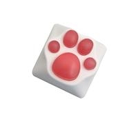 PLCPDM Kittys Paws Catpaw Fatto A Mano Personalizzato Silicone Keycap per Interruttori Taste Meccaniche