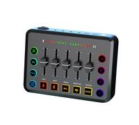 PLCPDM Live Sound Card Live Streaming Processore Audio Professionale Per Cantanti E Podcaster, USB, Mixer Audio, Console Di Mixing Audio
