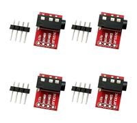 PLCPDM Modulo Break out TRRS da 3 5 Mm Cuffie Video Musica Spine Ingresso Microfono per Integrazione Microcontrollore Interfacce Video
