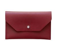 PLCPDM Professional Cash Envelope Leather Money Wallet Card Case Cash Holder Business Card Organiser for Daily Budgeting PU Leather Business Card Holder