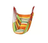 PLCPDM Sedia a dondolo con borsa portaoggetti e 2 supporti trasportabile all ' interno per riposo in giardino Sedia ergonomica con supporto in metallo