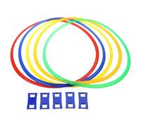 PLCPDM Set di anelli per salto colorati per bambini, sport al coperto e allenamento fisico, anelli per saltare giocattolo attività in cortile, regalo per bambini