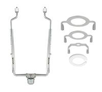 PLCPDM Set di supporti per arpa per lampada Componente hardware di illuminazione regolabile Parte di ricambio Struttura in ferro per supporto paralume