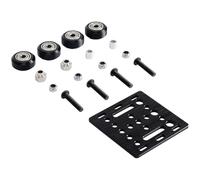 PLCPDM Set Pulegge in Alluminio con Scanalature A V A Basse Vibrazioni per Un Controllo del Movimento Stabile nei Progetti Assemblaggio Stampante Personalizzabili Ruota in Alluminio