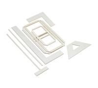 PLCPDM Strumento di guida per la rilegatura di libri Strumento di Scrapbooking Per Principianti Strumento Guida per Notebook Piccoli taccuini Diario Manuale