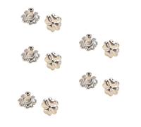 PLCPDM Sturdy Cloves CAPERTURE Air Corse Resistente Resistente SUPPRE ASSILIP Generic Generico per ORECCHI E PROGNI Clovers Clovers Stopper Area per PIERCINGI