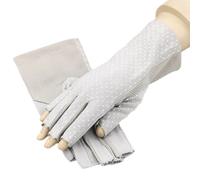 PLCPDM Sun 2 Pack Che Proteggono Guanti A Metà Dita Guanti Protettivi Leggeri Per Vari Guidatore Unisex