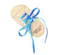 PLCPDM Tavola da Allenamento per La Pratica del Pizzo Scarpe Scarpa Scarpa in Legno Coordinazione Occhi Bambini E Assistenza Didattica Lo Sviluppo Motorio