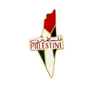 PLE Map Pin Metallo Patriottico Lapel Pins Button Pin Geometrica A Forma Distintivi Adorment Abbigliamento Etnico Gioielli Accessori Gioielli Moda, One Size, come descritto