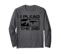 Plead The 2nd Emendment We The People/AR15 Rifle PRO Gun Maglia a Manica