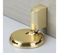 Pleasant Door Stop Stopper - Heavy Duty Door Wedge Stopper, Punch-Free, Non-magnetic, Windproof, And Automatic Door Stopper, Silent & Secure Mechanical Stopper for Home Office Doors (Gold)
