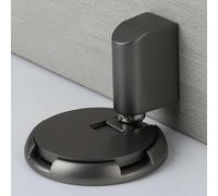 Pleasant Door Stop Stopper - Heavy Duty Door Wedge Stopper, Punch-Free, Non-magnetic, Windproof, And Automatic Door Stopper, Silent & Secure Mechanical Stopper for Home Office Doors (Grey)