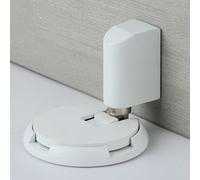 Pleasant Door Stop Stopper - Heavy Duty Door Wedge Stopper, Punch-Free, Non-magnetic, Windproof, And Automatic Door Stopper, Silent & Secure Mechanical Stopper for Home Office Doors (White)