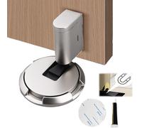 Pleasant Magnetic Door Stopper Wedge, Door Stop Floor, Mechanical Floor Doors Stopper, Windproof No Drilling Invisible Heavy Door Holder with Adhesive for Bottom of Door (1, D)