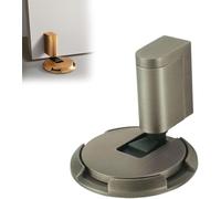 Pleasant Magnetic Door Stopper Wedge, Mechanical Door Stopper with Adjustable Height, Punch Free Invisible Door Stopper, Windproof & Silent Doorstops for Inside Doors (F)